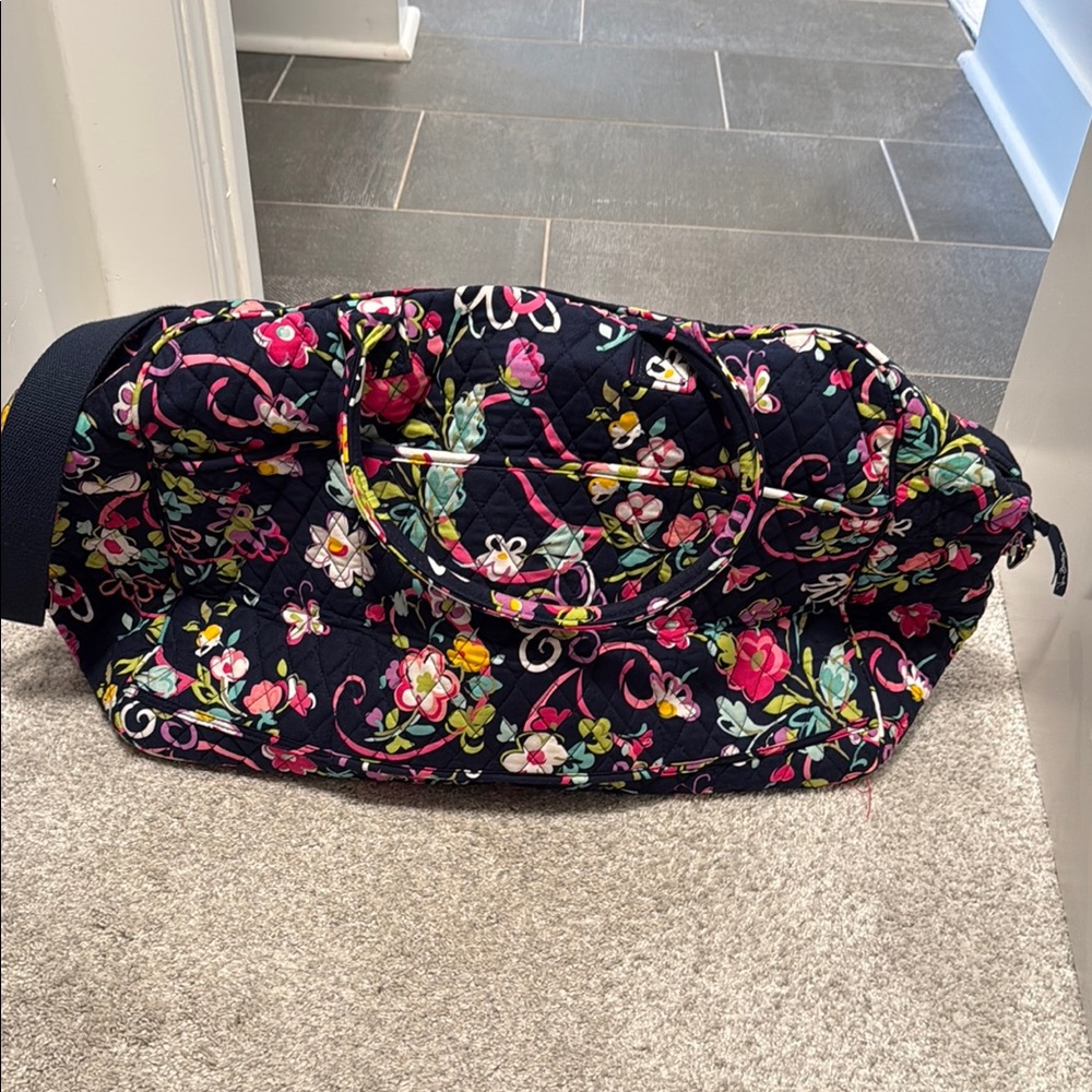 Vera Bradley, Large Floral Quilted Women's Bag